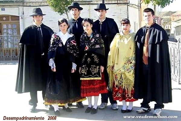 El Carnaval en Vezdemarbán. Desempadrinamiento 2008.
