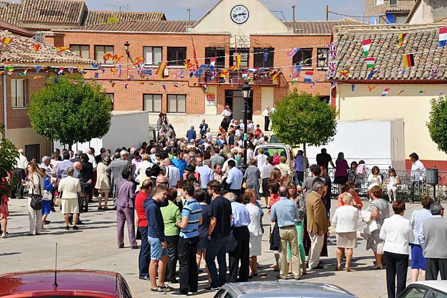 Fiestas Patronales de Vezdemarbán. Plaza Mayor.