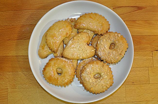 Tradiciones, delicias del horno, receta pastas marbanas, un resultado exquisito. Vezdemarbán.