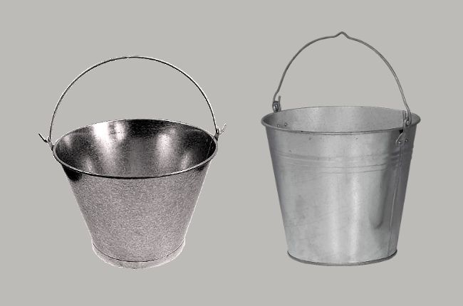 oficios hojalatero, utensilios calderos de zinc